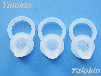 NEW 3 Large (L) Clear Eartips Set For Motorola Elite Flip HX600 Boom And Boom 2 • $13.99