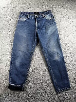 Redhead Flannel Lined Jeans Men 34 X 32 Blue Denim Pants • $19