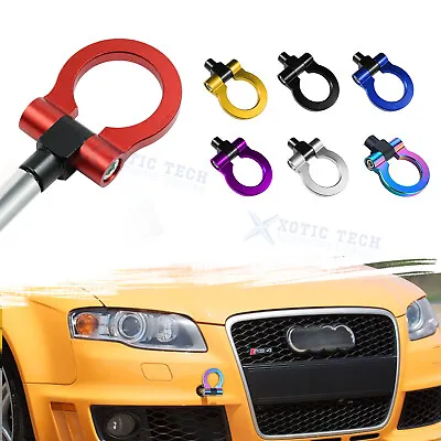 Set Anodized Alloy Track Racing Look Tow Hook For Audi A4 S4 A5 S5 RS5 A7 S7 RS7 • $22.99