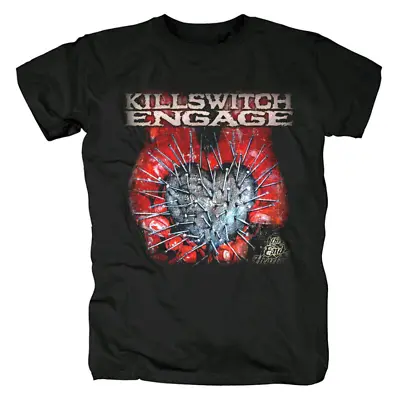 Vtg Killswitch Engage Band Heavy Cotton Full Size Unisex Black Shirt HP04 • $6.85