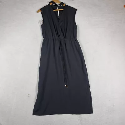 New* Portmans Womens Maxi Dress Size 12(AU) Black Sleeveless Zip $119.5RRP • $69.99