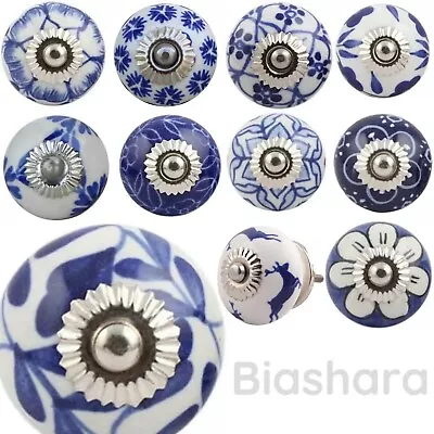 £2.60 • Buy DOOR KNOBS Vintage CERAMIC Cupboard Handles Drawer Pulls FIXED POSTAGE RATE 