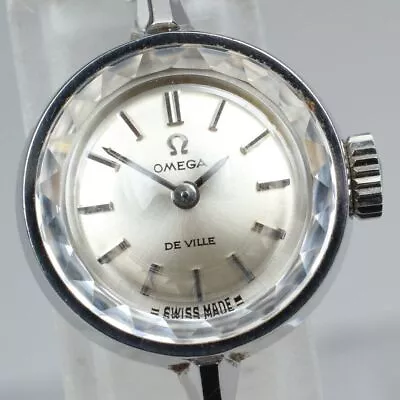 ◆N MINT◆ Vintage Omega DeVille 511.288 Cal.485 Silver Women's Manual Watch... • $500.95