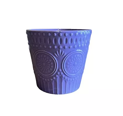 Vintage Violet Purple Ceramic 5” Planter Pot • $0.99