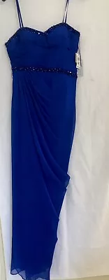 AIDAN MATTOX $275+ Evening Gown  Brand New W/tags Size 8 In SAP Blue • $39