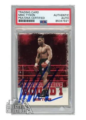 Mike Tyson 2010 Sport Kings Ringside Round 1 Red Autograph Card #37 PSA/DNA • $161.95