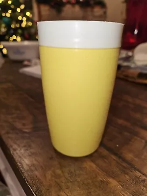 Vintage Bolero Therm-O-Ware YELLOW Tumbler Cup • $10.99