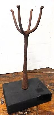 Antique Primitive Hand Forged  Iron Small Fruit Pickers Tool • $55