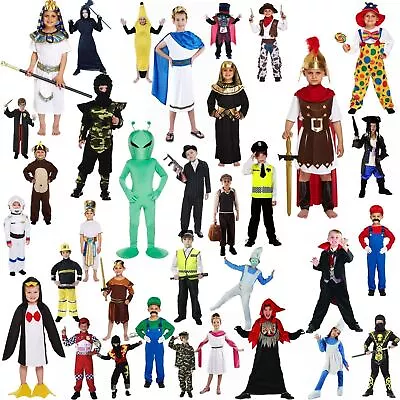 £9.99 • Buy Boys Fancy Dress World Book Week Day School Days Kids Party Super Hero Costume