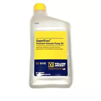 Yellow Jacket 93192 Quart Of Vacuum Oil • $18