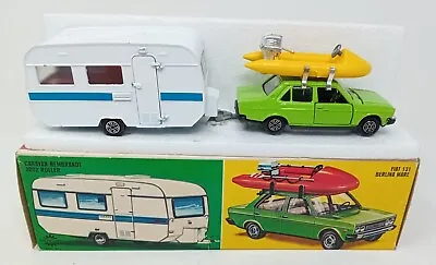 Mercury Italy Diecast Fiat 131 Berlina Mare With Caravan Boxed • $149.35