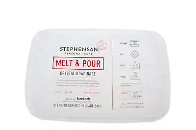 Stephenson - Standard Clear (ST Clear) - Melt And Pour Soap Base 500g-10kg • £14.87