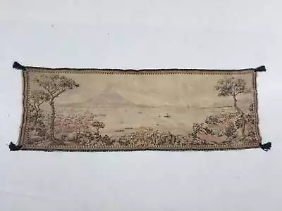 Vintage Ships Scene Wall Hanging Tapestry 128x45cm • $189.49