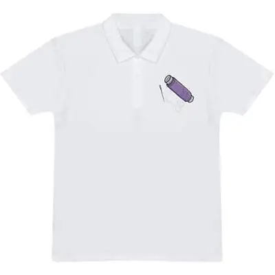 'Sewing Needle And Thread' Adult Polo Shirt / T-Shirt (PL038805) • £12.99