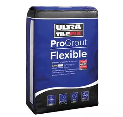 Ultra Pro Grout Flexible 3kg Choice Of 12 Colours • £15.49