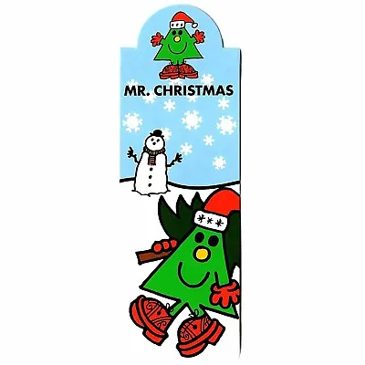 MR. MEN Bookmark CHRISTMAS Magnetic Bookmark 15cm Gift Present Secret Santa NEW • £0.99