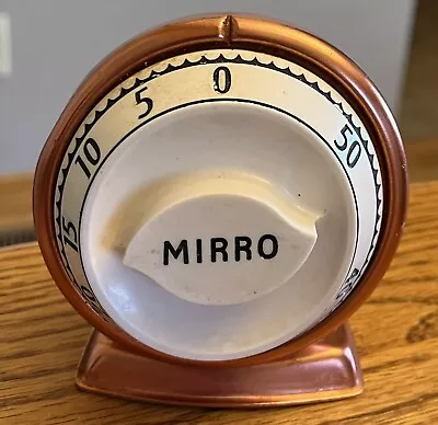 Vintage Mid-Century Robert Shaw Controls Mirro Matic Copper Kitchen Timer USA • $15.75