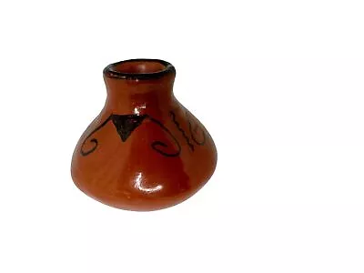 Vintage Native American Maricopa Pottery Vase Signed M. Sumy • $200