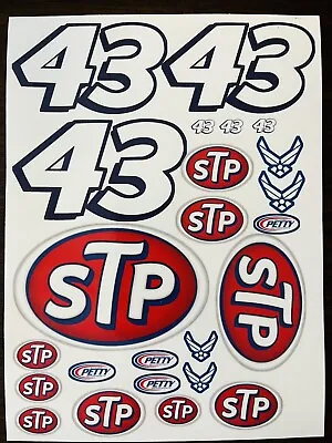 1/10 Scale R/C Racing Vinyl Decal/Sticker Sheet W/ Sponsor Stickers STP #43 • $18
