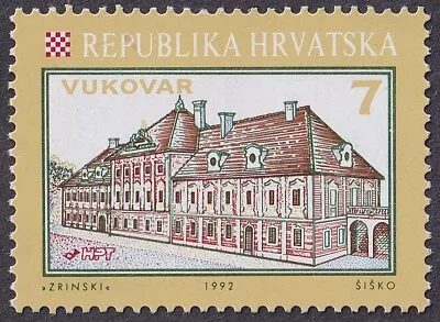 Croatia. 1992 (#15) Croatian Towns: Vukovar • $1