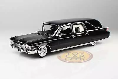 1960 Cadillac Eureka Landau Hearse - Black 1:43 Stamp Models STM 60802 BLACK • $119