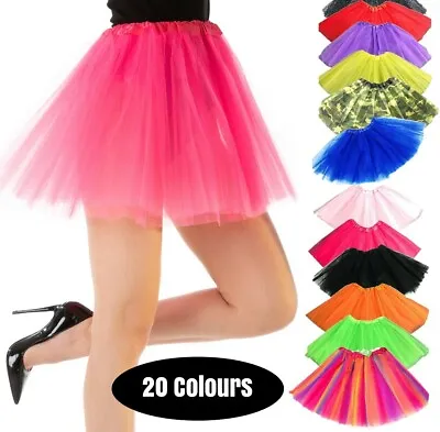 £4.99 • Buy TUTU Dance Fancy Dress Costume Lady Skirt Rave 1980s Party Ballet Petticoat LOT