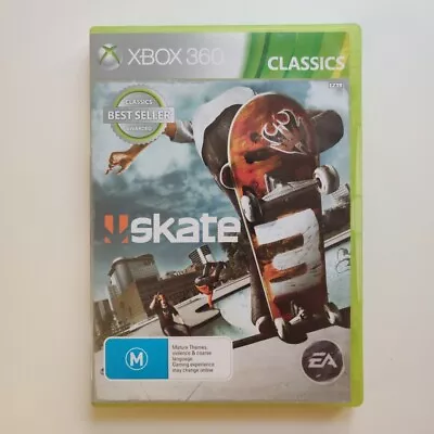 Skate 3 Microsoft Xbox 360 Game Complete With Manual Free Postage • $15.90