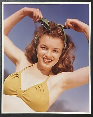 1945 Marilyn Monroe Original Photo Andre De Dienes Bikini Swimsuit Beach Rare • $325