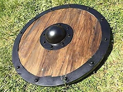 £89.50 • Buy Renaissance Armor Viking Shield Brown Full Size Replica Shield Wooden Shield