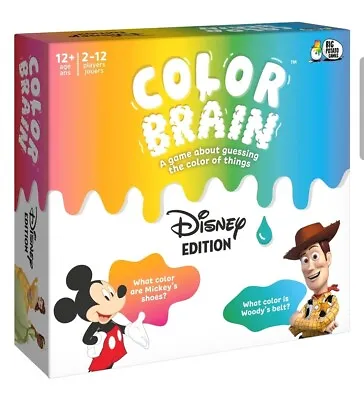 Disney Color Brain Board Game Mickey Mouse Minnie Mouse Quiz Party Game Complete • $11.98