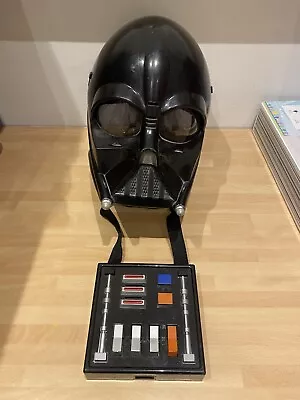 Hasbro Darth Vader Electronic Voice Changer Helmet Star Wars Mask 2004ADULT SIZE • £19.99