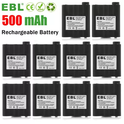 Lot EBL 700mAh BATT5R NI-MH 2-Way Radio Battery For Midland BATT-5R LXT210 AVP-7 • $11.39