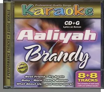 Karaoke CD+G - Aaliyah & Brandy - New 8 Song CD! More Than A Woman Best Friend • $3.99