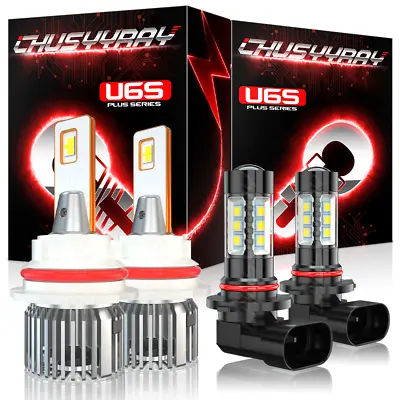 For 2003-2005 Dodge Ram 1500/2500/3500 LED Projector Headlight Bulbs HI/LO + Fog • $54.99