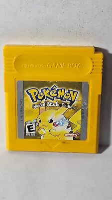 Authentic Pokemon Special Pikachu Edition Yellow Version Gameboy Saves Genuine • $50