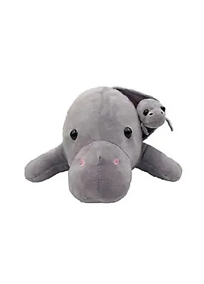 Manatee Plush Set Premium Quality 12-Inch Mother & Baby Adorable Ultra-Soft P • $21.99