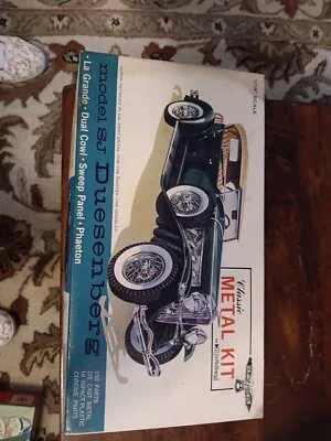 Vintage Model Car Kit Hubley 1932 SJ Duesenberg 1:18 Scale Classic Metal 4864 • $60