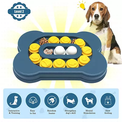 $25 • Buy Dog Puzzle Toys Interactive IQ Training Toy For Puppy Treat Dispensing Xmas Gift