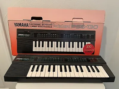 Vintage Yamaha PortaSound PSS-130 Electronic Keyboard Tested & Works Great Cond! • $59.99