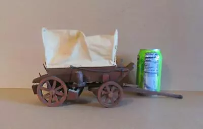 $19.99 • Buy Handmade Vintage Wooden Covered Wagon - Pioneer Days Old West Decor
