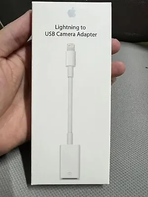 Apple MD821FE/A Lightning To USB Camera Adapter For IPhone IPad Brand New In Box • $36.30