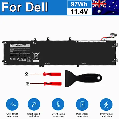 For Dell XPS 15 9560 9570 7590 Precision 5510 5520 P56F P56F001 6GTPY Battery • $53.99