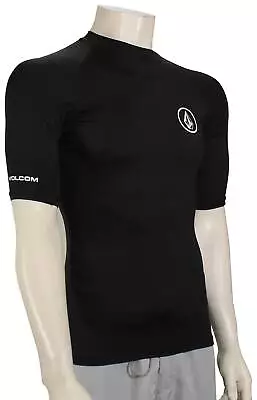 Volcom Lido Solid SS Rash Guard - Classic Black - New • $34.95