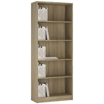 4 You Tall Wide Bookcase In Sonama Oak • £79.99