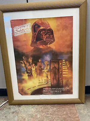 Empire Strikes Back Boris Vallejo Print Coca Cola Poster 1980 Rolled Framed #3 • $16.14