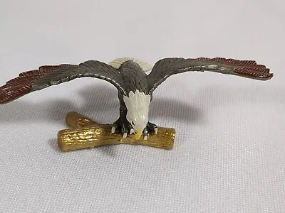 Vintage Pewter Image Eagle Miniature  Figurine Colorful Pewter • $8.08