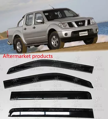 Injection Weathershield Weather Shield Visor To Suit Nissan Navara D40 2005-2014 • $58.49