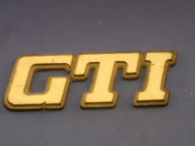  Volkswagen Classic Golf GTI Badge Mk1 1980. • $11.82