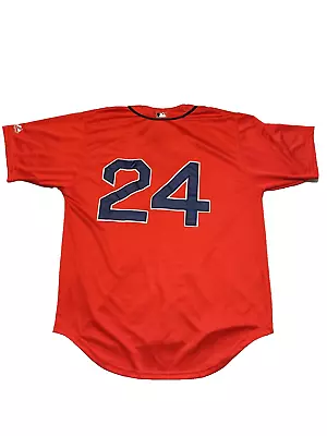Vintage Manny Ramirez #24 Boston Red Sox Authentic Majestic Jersey Sz 54 XXL • $29.99