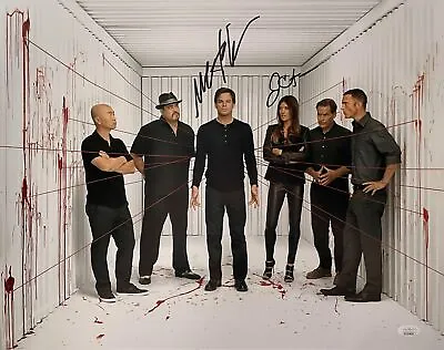 Michael C. Hall & Jennifer Carpenter Signed 16x20 Photo Dexter Cast Autographed  • $349.99